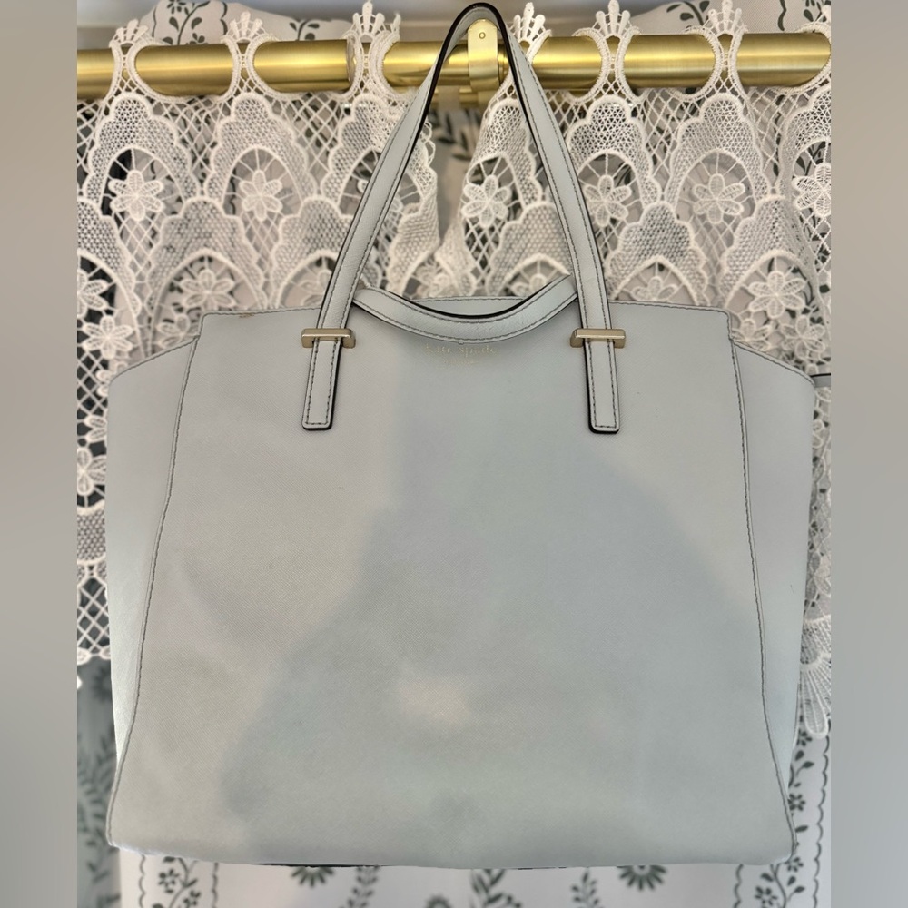 Kate Spade Light Gray large tote